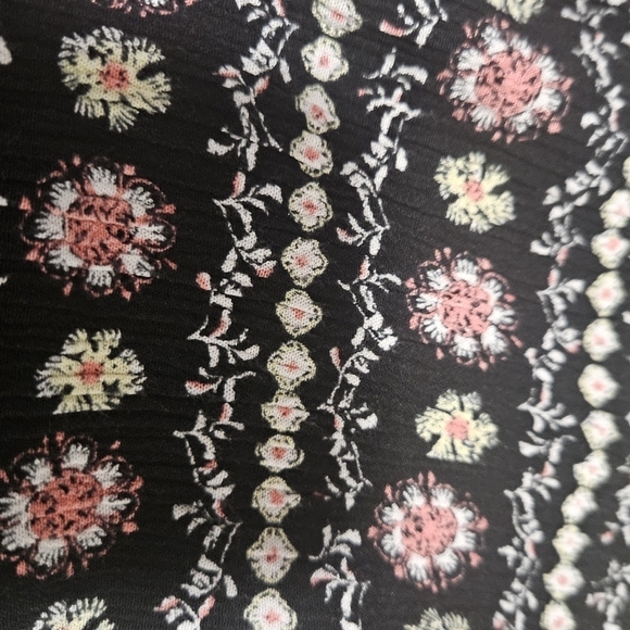 Three Dots boho whimeygoth wide leg pants size large - Picture 2 of 9